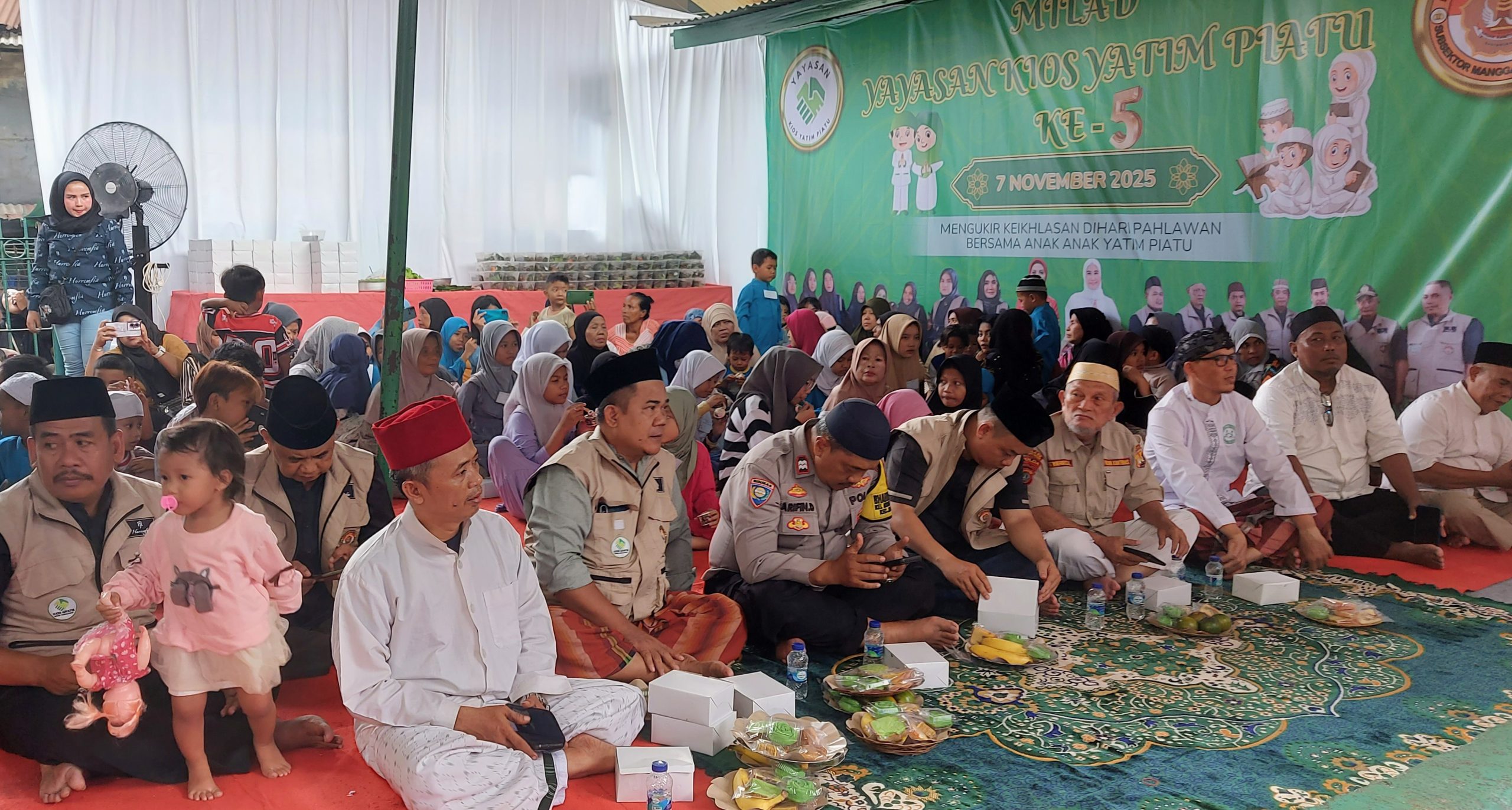 Berbagi Kebahagiaan Dalam Rangka Milad Ke 5 Yayasan Kios Yatim Piatu