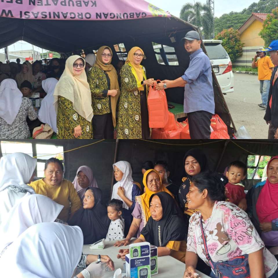 GOW Kabupaten Bekasi Gelar Bakti Sosial ke Warga yang Terdampak Penggusuran Bangli