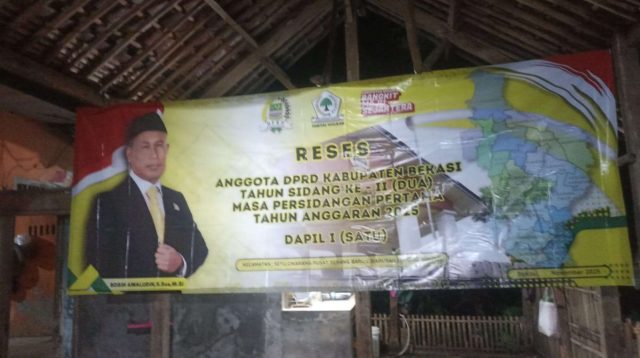 Bosih Awaludin Anggota DPRD Kabupaten Bekasi Fraksi Golkar Laksanakan Reses