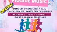 ANNIVERSARY Ke-4 IPETAB Meriahkan Desa Tanjung Baru dengan Color Run dan Parade Musik