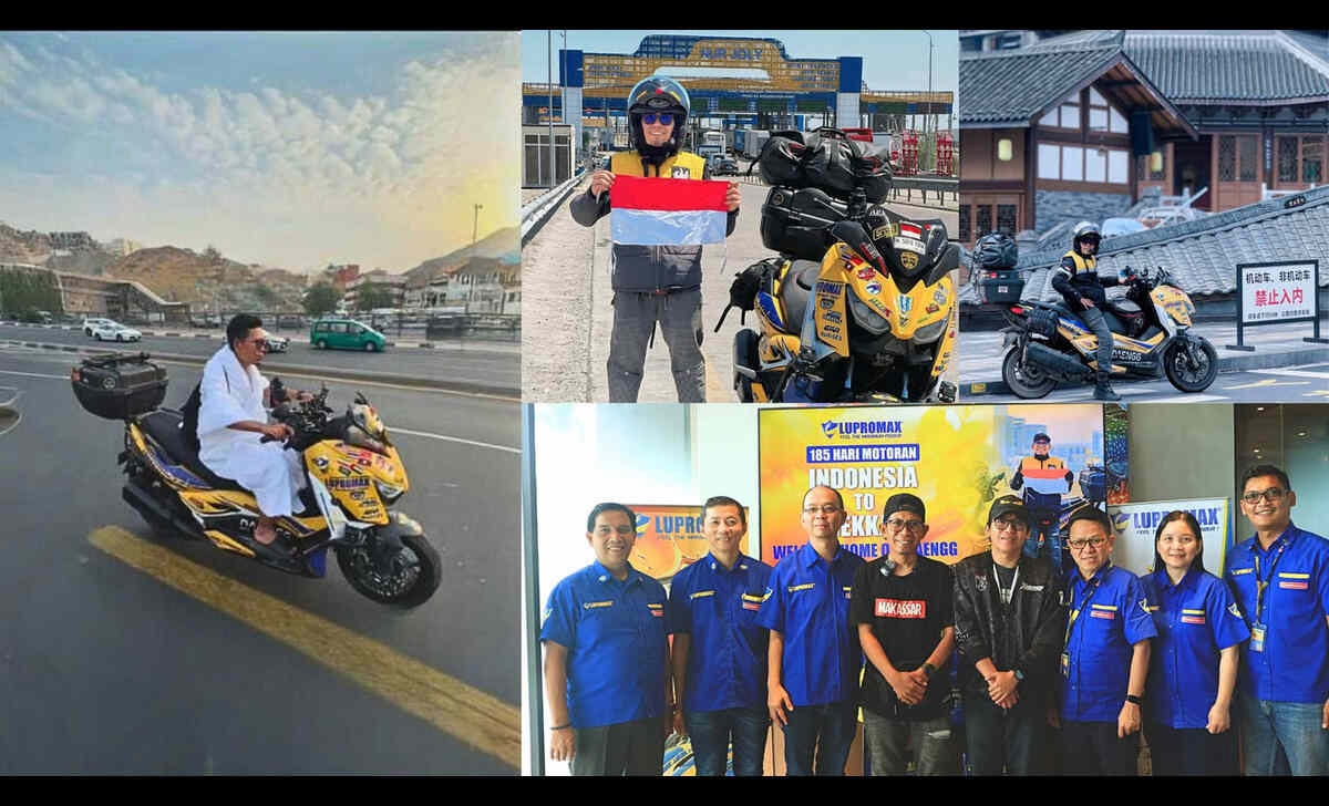 Dari Nusantara ke Tanah Suci: Om Daengg Tuntaskan Misi “Motoran Indonesia ke Mekkah” bersama Lupromax
