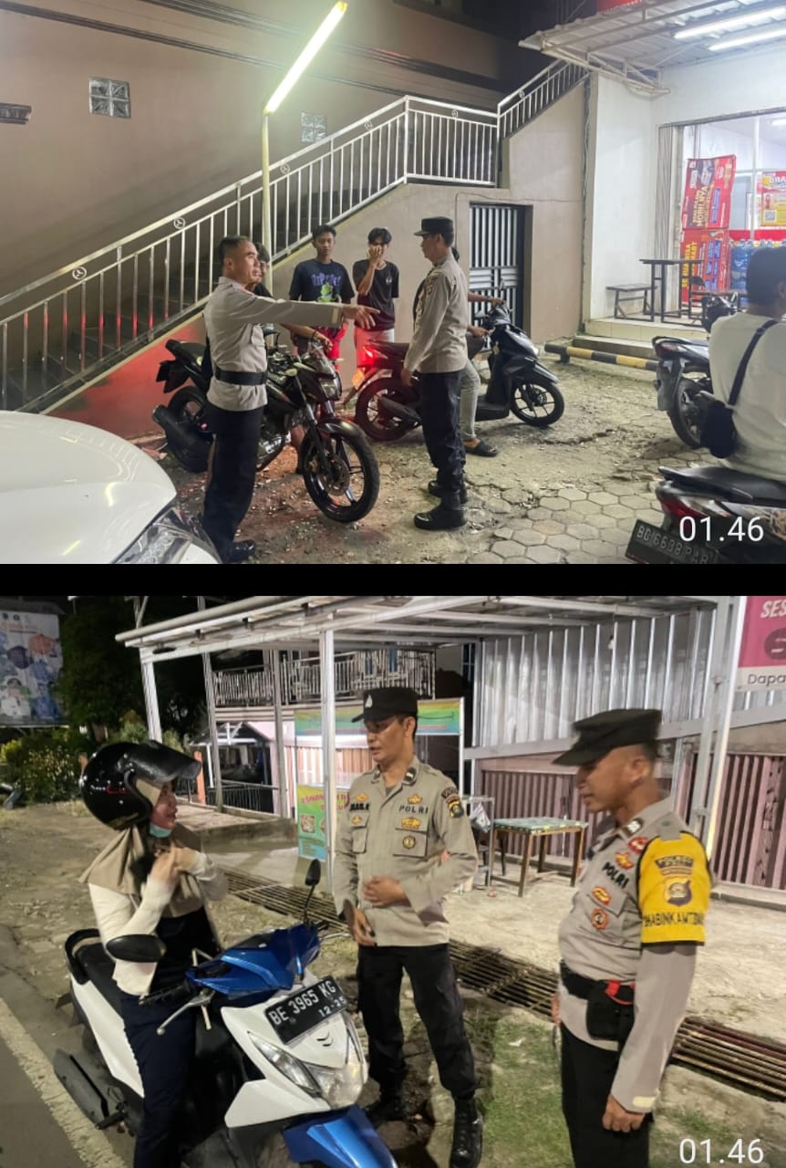 Wujudkan Keamanan dan Ketertiban Masyarakat, Polsek Talang Ubi Gelar KRYD di Wilayah Hukumnya