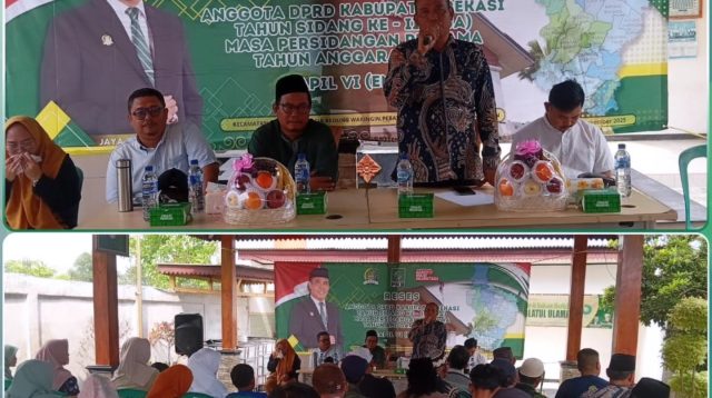 Serap Aspirasi, Jaya Marjaya Anggota DPRD Kabupaten Bekasi Gelar Reses