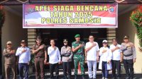 Polres Samosir Siap Tanggap Darurat Bencana Hidrometeorologi Tahun 2025