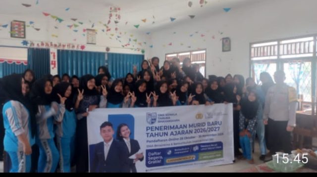 Polsek Talang Ubi Gelar Sosialisasi Penerimaan SMA Taruna Kemala Bhayangkara di SMPN 4 Talang Ubi