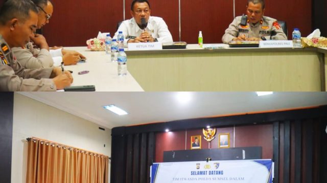 Tim Itwasda Polda Sumsel Laksanakan Supervisi dan Pengawasan Program Prioritas Polri di Polres PALI