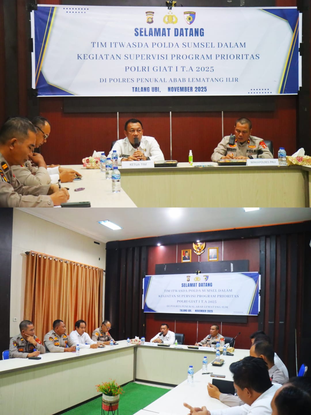 Tim Itwasda Polda Sumsel Laksanakan Supervisi dan Pengawasan Program Prioritas Polri di Polres PALI