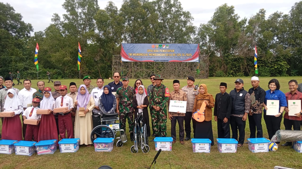 TMMD ke -126 di Desa Nagacipta Resmi Ditutup 