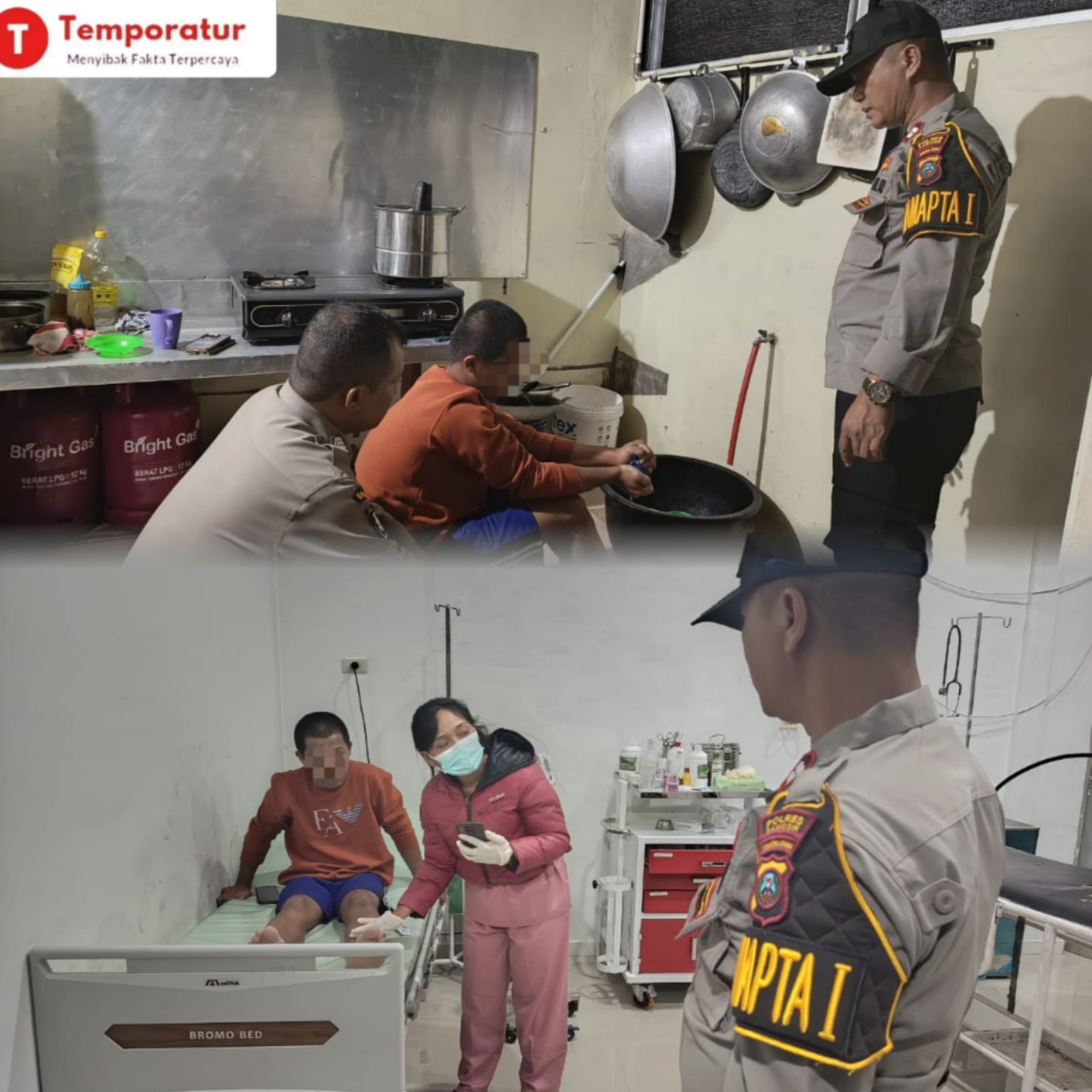 Layanan Call Center 110 Polres Samosir Tangani Cepat Aduan Kecelakaan Kerja Karyawan Hotel