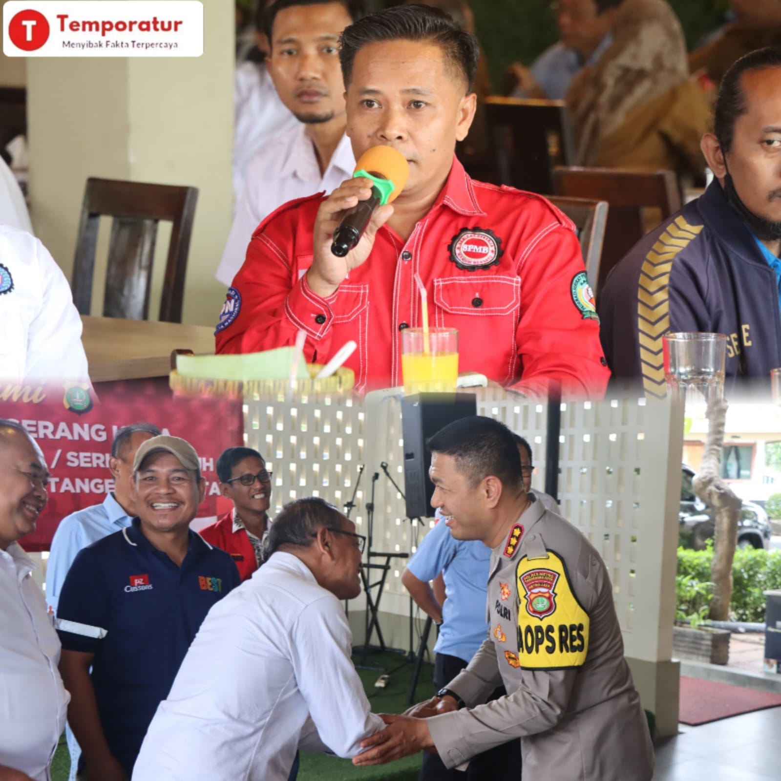 Kedekatan Kapolres dengan Buruh di Kota Tangerang Menjalin dan Mempererat Silaturahmi 