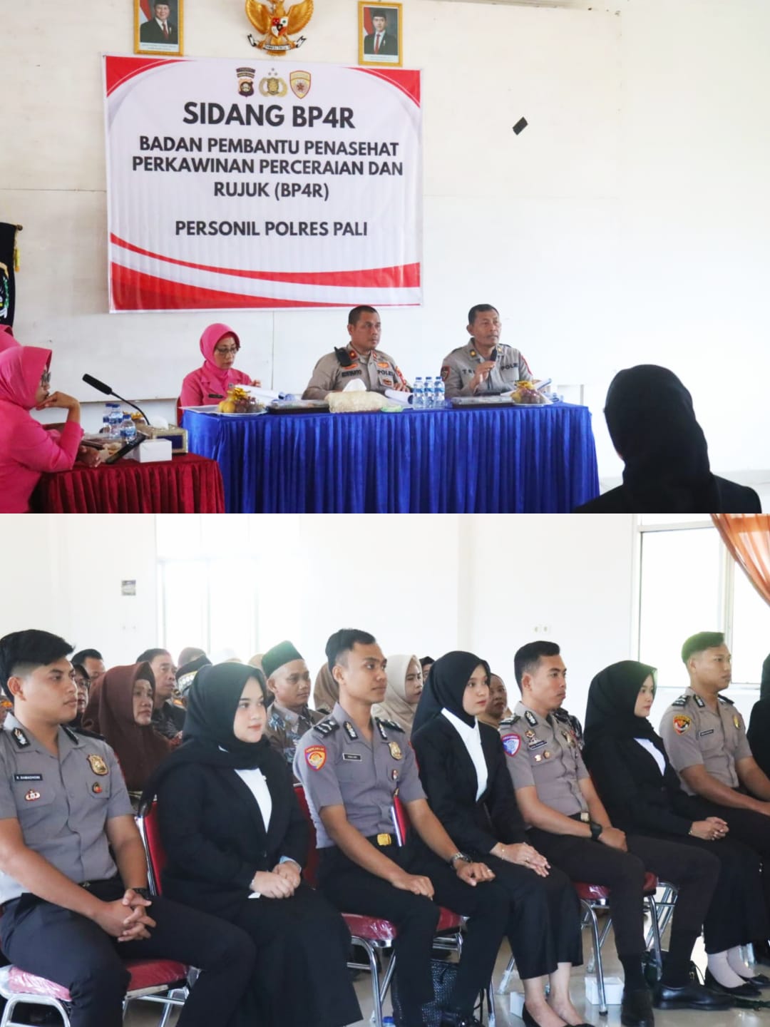POLRES PALI SELENGGARAKAN SIDANG BP4R BAGI EMPAT PERSONEL