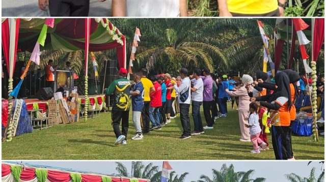 Jalan Santai dan Senam Massal Meriahkan HUT Kecamatan Penukal Utara ke-23