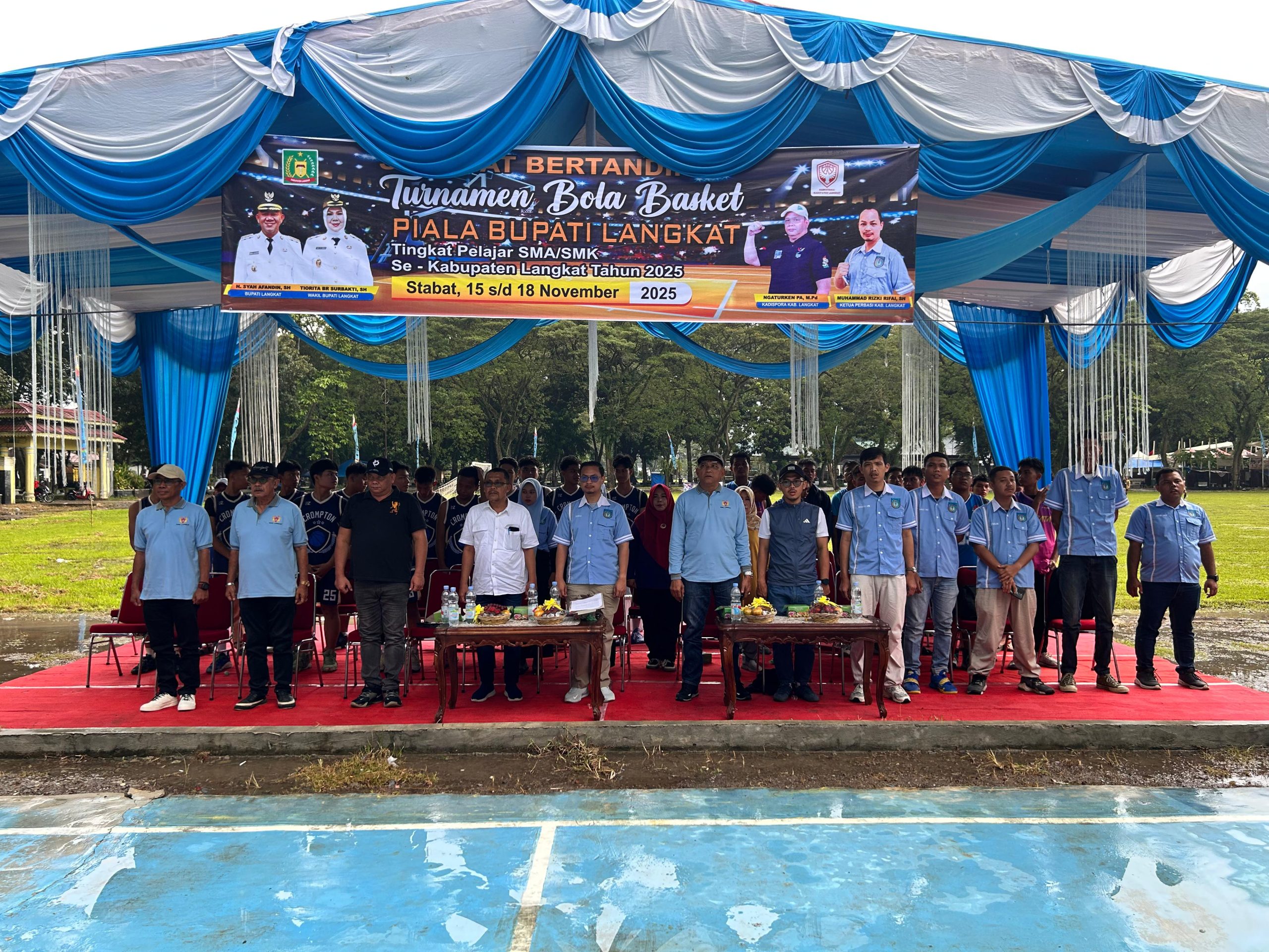 Bupati Langkat Resmi Buka Turnamen Basket Piala Bupati ke-2,PERBASI: Bukan Sekedar Menang atau Kalah