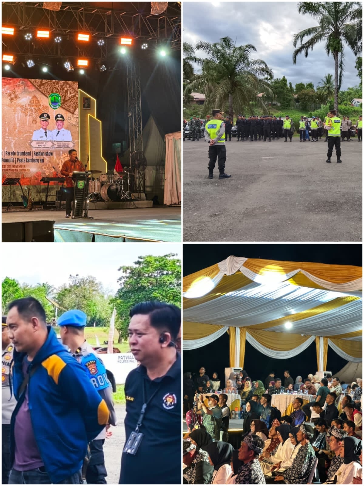 Pastikan Keamanan dan Ketertiban Masyarakat, Polres PALI Amankan Pembukaan Festival Candi Bumi Ayu 2025