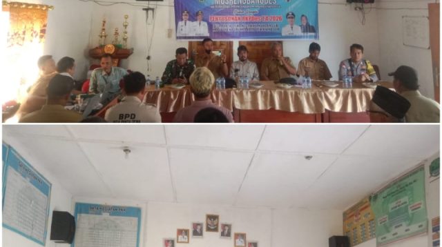 Bhabinkamtibmas Hadiri Musrenbangdes Panta Dewa, Kapolres PALI Tekankan Sinergitas Menuju Pembangunan 2026