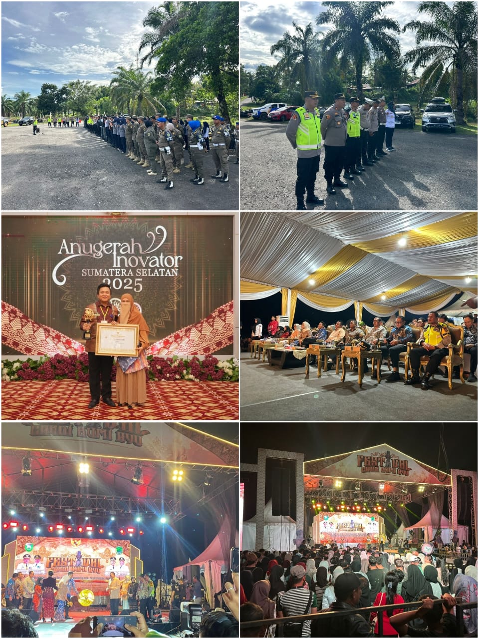 Polres PALI Siagakan 104 Personel Amankan Closing Ceremony Festival Candi Bumi Ayu 2025