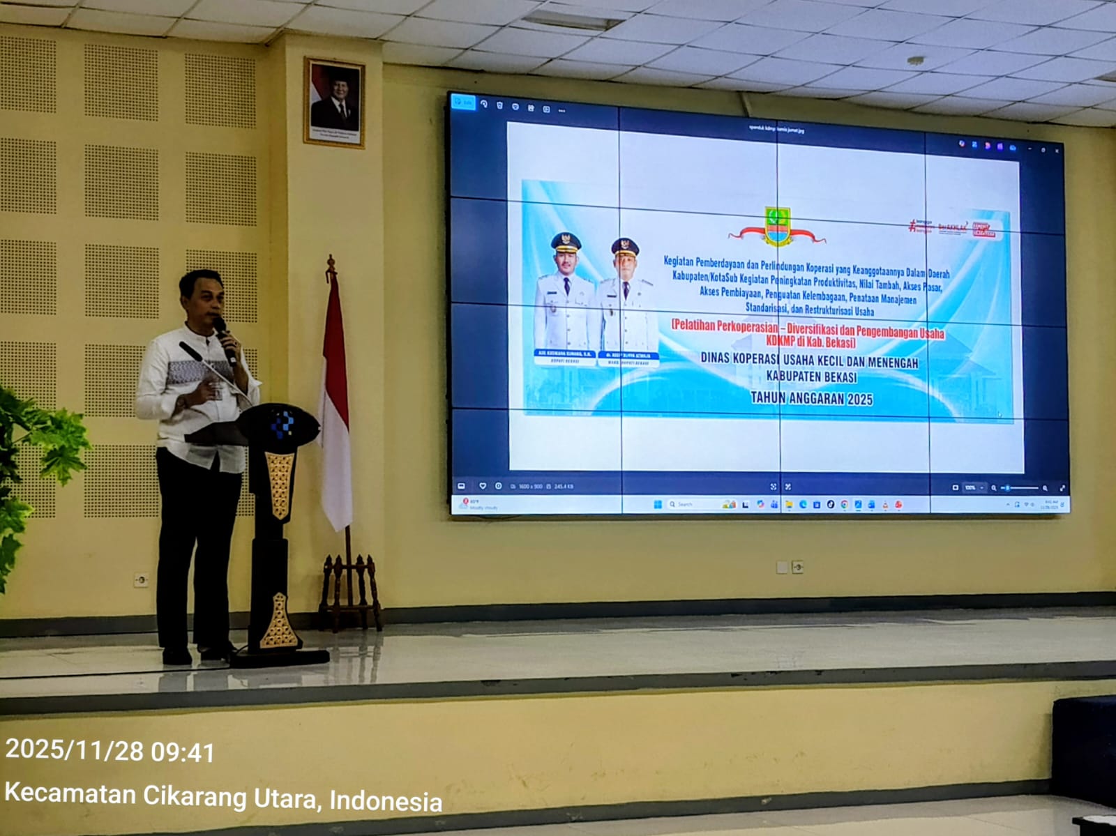 Dinas Koperasi UKM Kabupaten Bekasi Gelar Pelatihan KDMP, Perkuat Ekonomi Kerakyatan di Tingkat Desa
