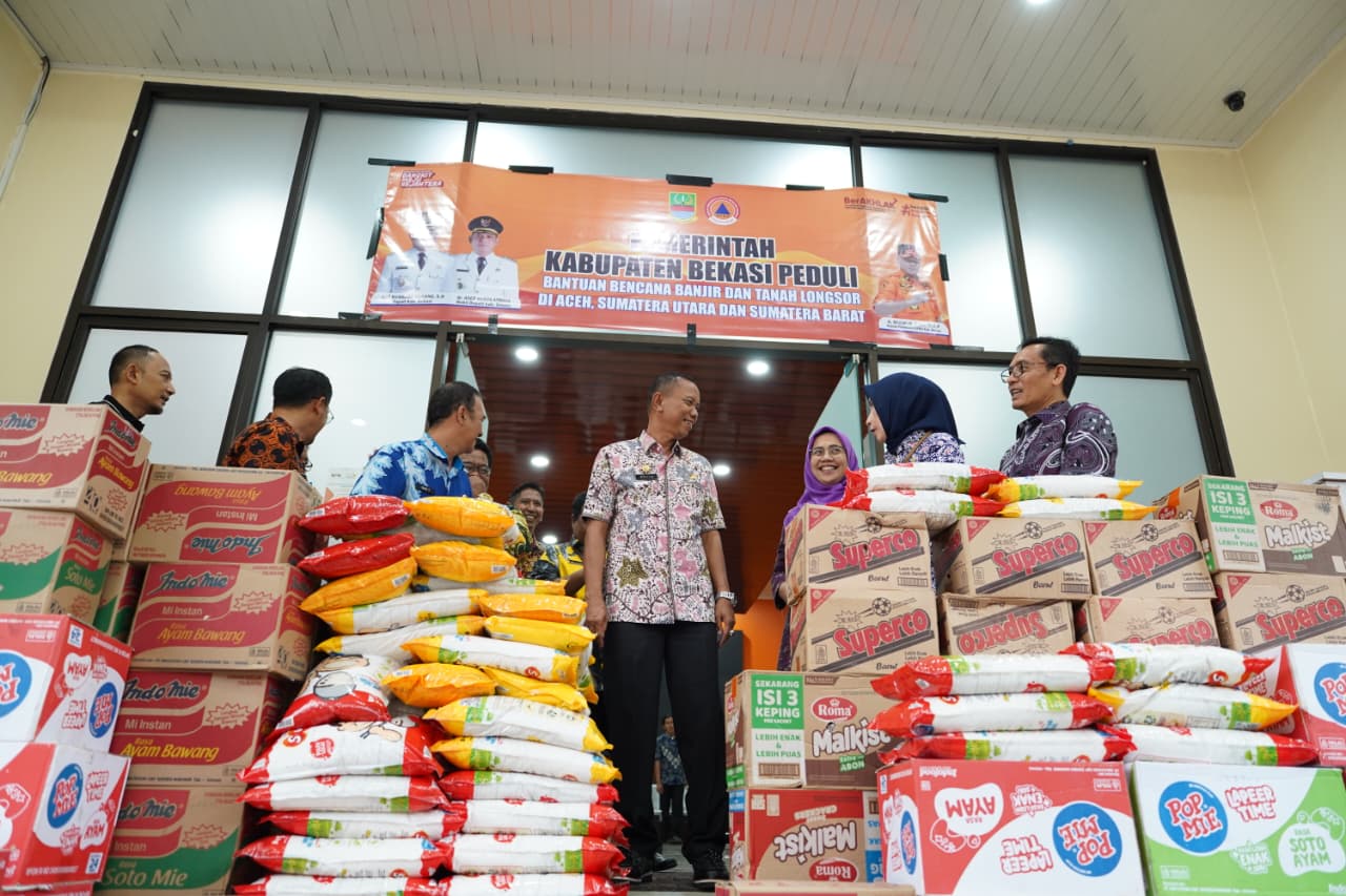 Solidaritas untuk Sumatera, Pemkab Bekasi Kirim Bantuan Kemanusiaan untuk Korban Banjir dan Longsor’