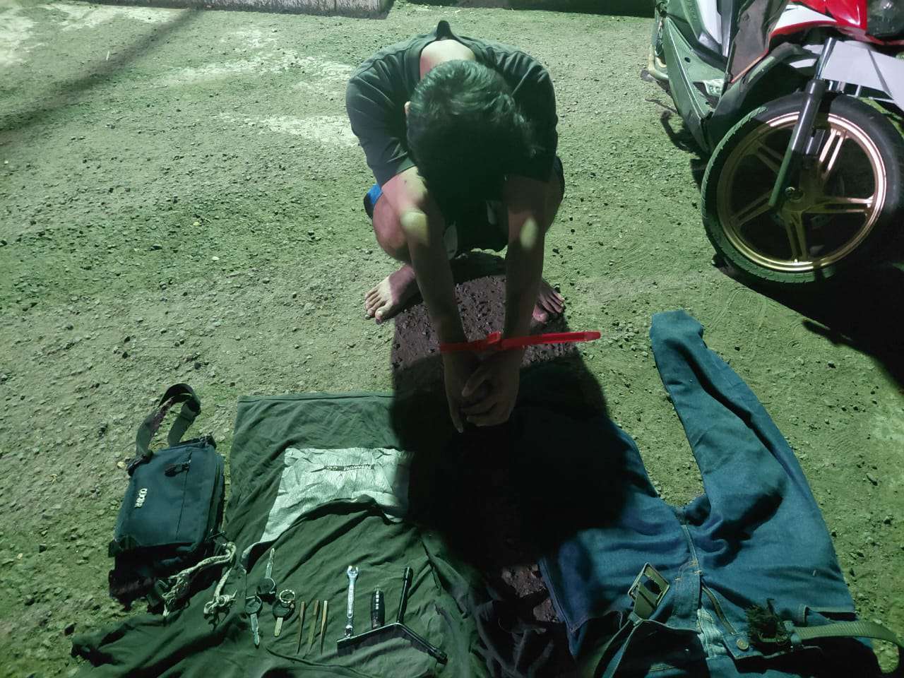 Amankan Pelaku Curanmor,Arnandha : Tindak Tegas Para Pelaku 3C Tanpa Pandang Bulu