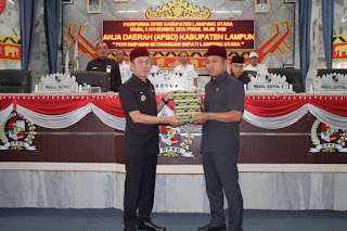 DPRD Lampura Gelar Rapat Paripurna Penyampaian Nota Keuangan dan Raperda APBD TA 2026.