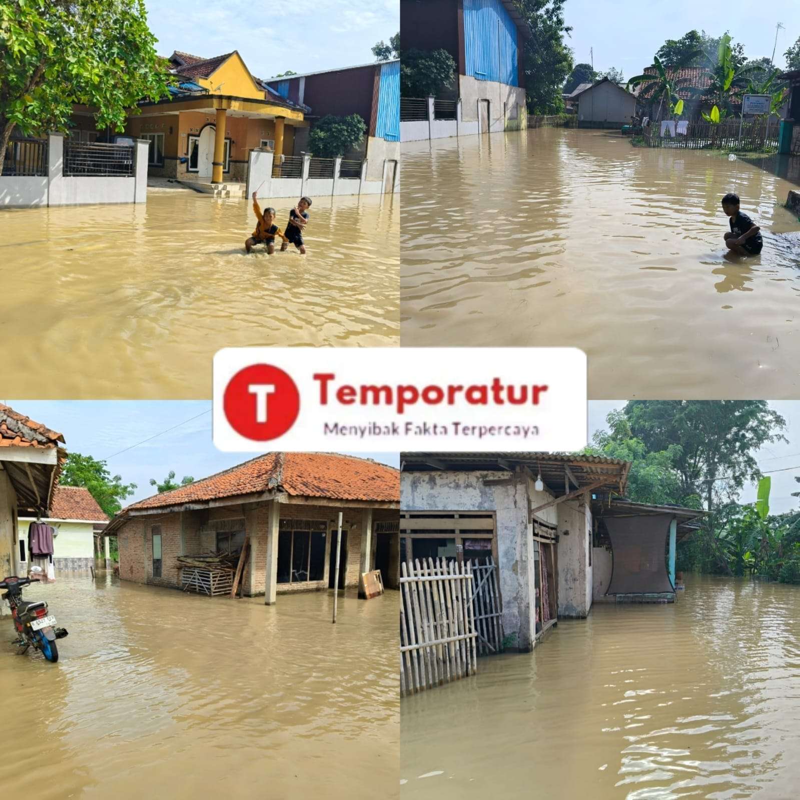 Kepala Desa Labansari Pantau Langsung Wilayah Terdampak Banjir di Cikarang Timur