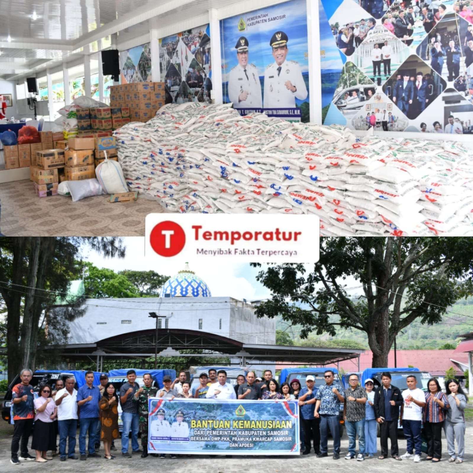 Berangkatkan Lima Mobil Pembawa Bantuan Sosial, Bupati Samosir: Doa dan Dukungan Masyarakat Samosir selalu Bersama Saudara Kita yang Terdampak Musibah