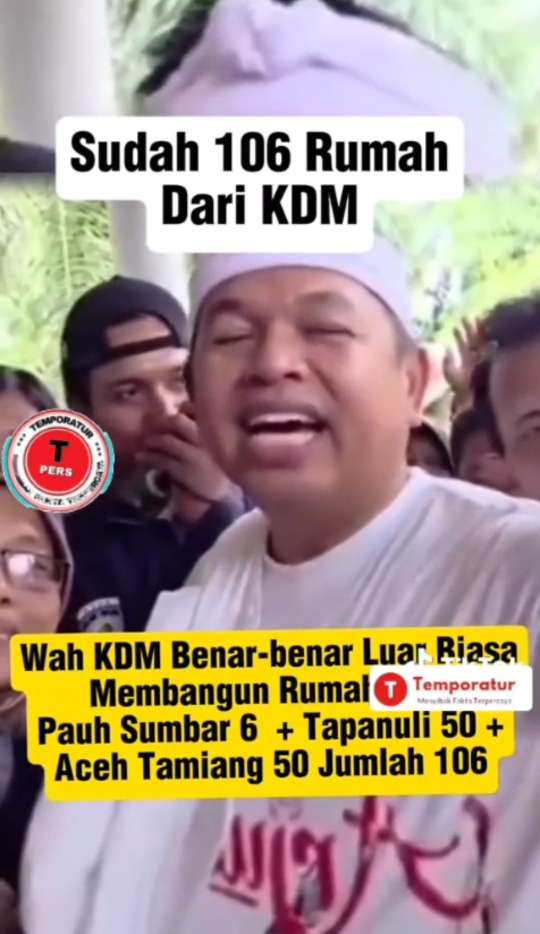 KDM Akan Bangun  106 Unit Rumah di Tiga Provinsi Sumatera Bantu Korban Bencana 