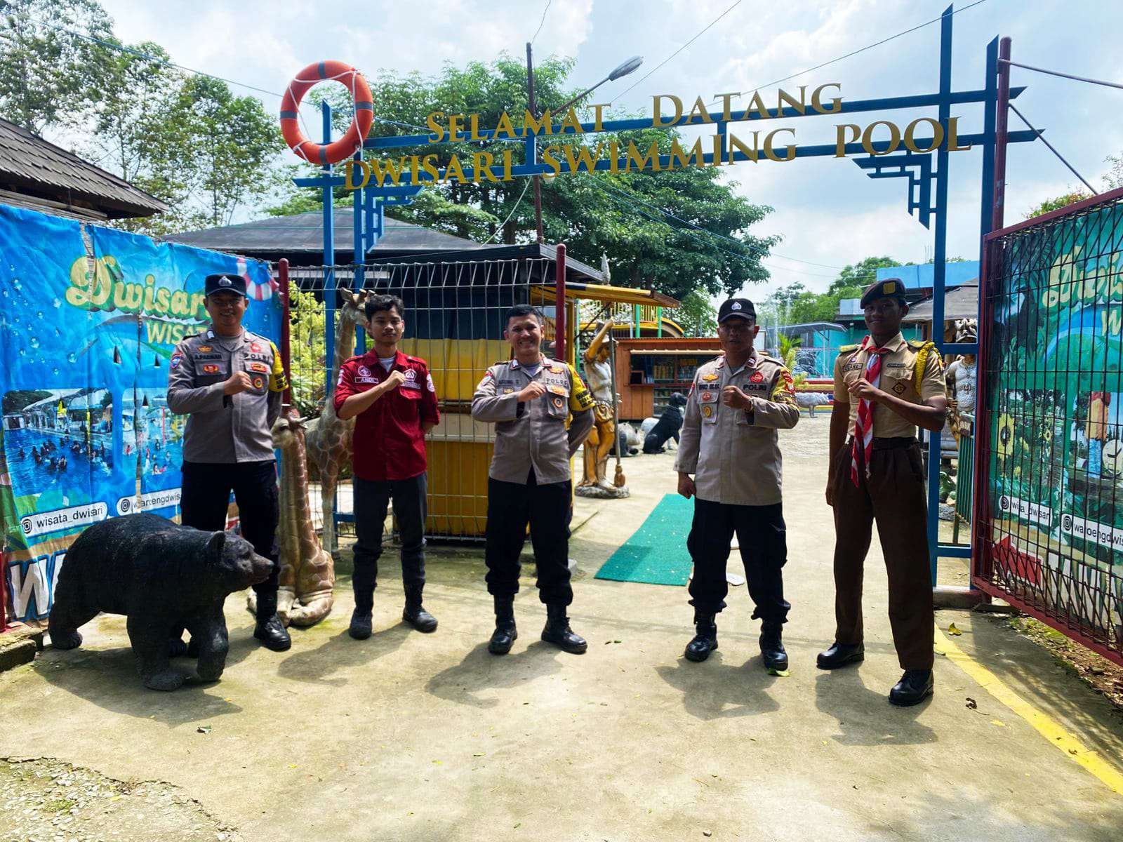 Polsek Cikarang Timur Dirikan Pos Pelayanan Nataru 2025 di Sejumlah Objek Wisata