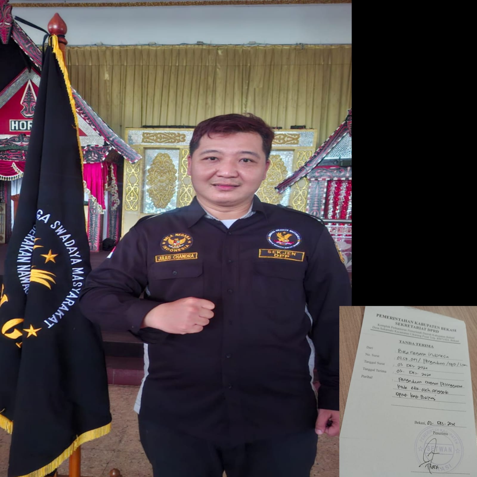 Sekjen DPP GNRI Minta Bupati Bekasi Tak Intervensi Kasus Dugaan Pemukulan Anggotanya