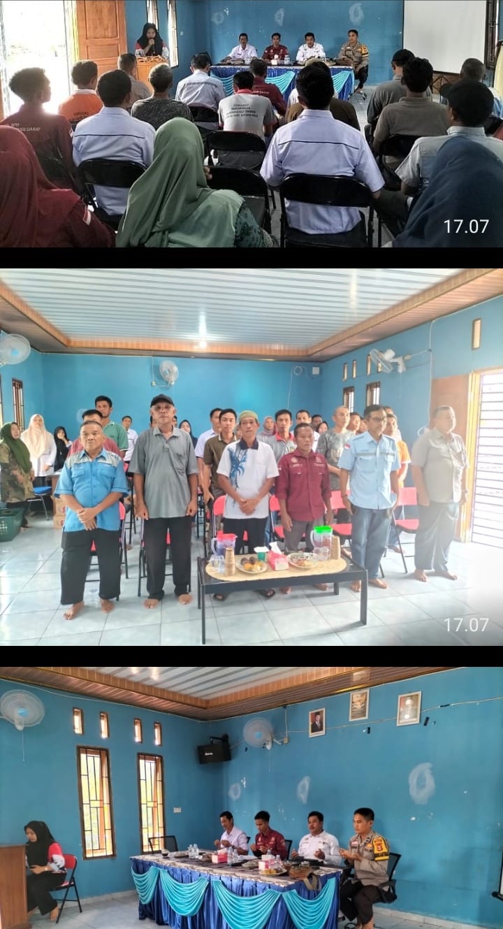 Musdesus PAW BPD Desa Beruge Darat Berjalan Kondusif, Bhabinkamtibmas Hadir Pastikan Keamanan