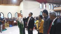 Natal Oikumene di Pangaribuan, Bupati Jonius Ajak Warga Perkuat Kepedulian dan Kebersamaan