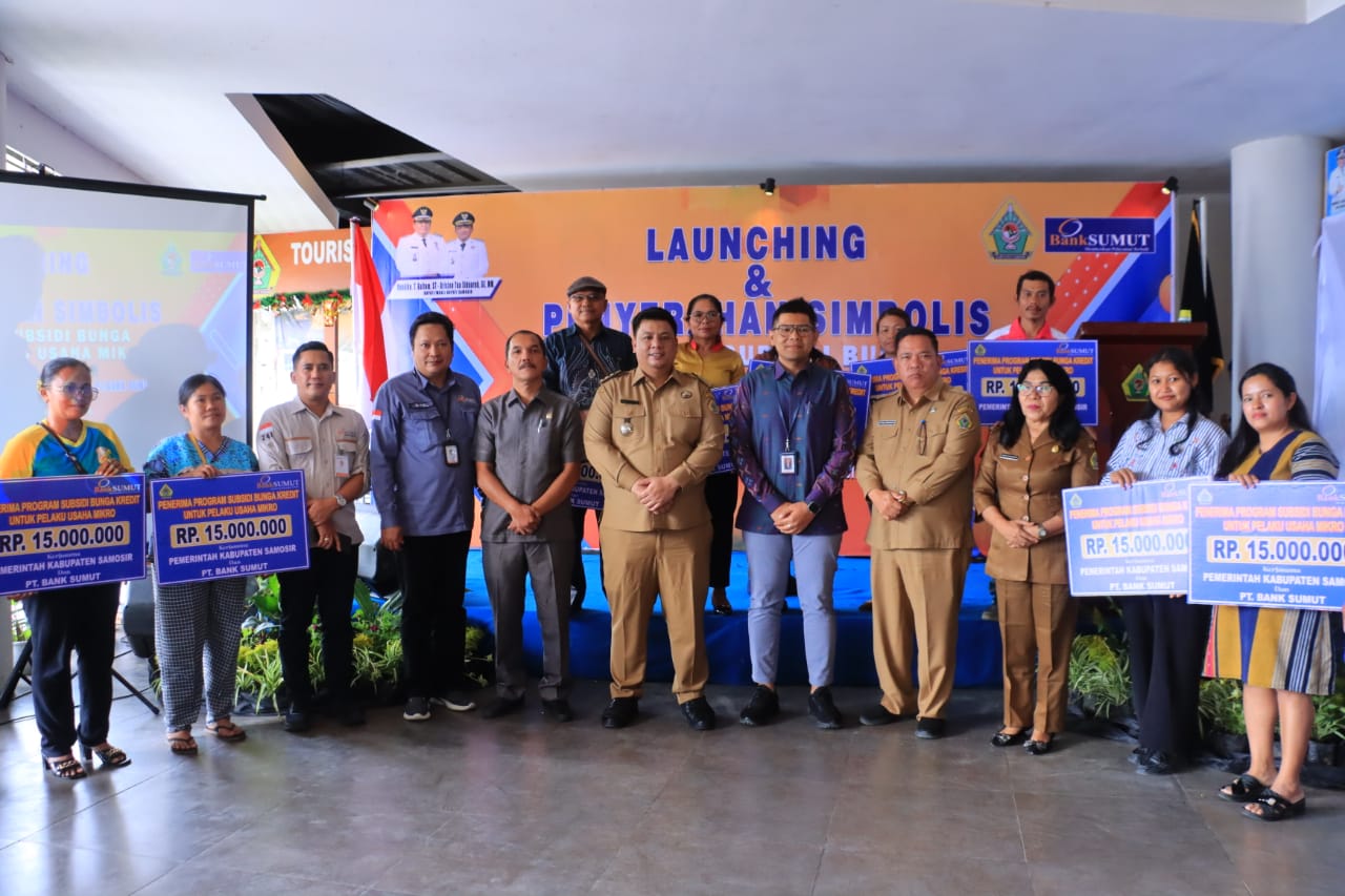 Bupati Samosir Luncurkan Program Unggulan Skema Kredit Usaha Mikro Nol Persen, Pertama di Sumut