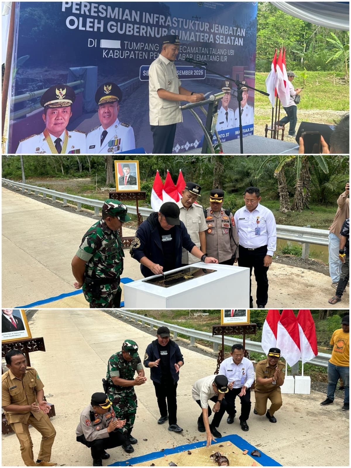 Polres PALI Amankan Kunjungan Kerja Gubernur Sumsel di Talang Ubi