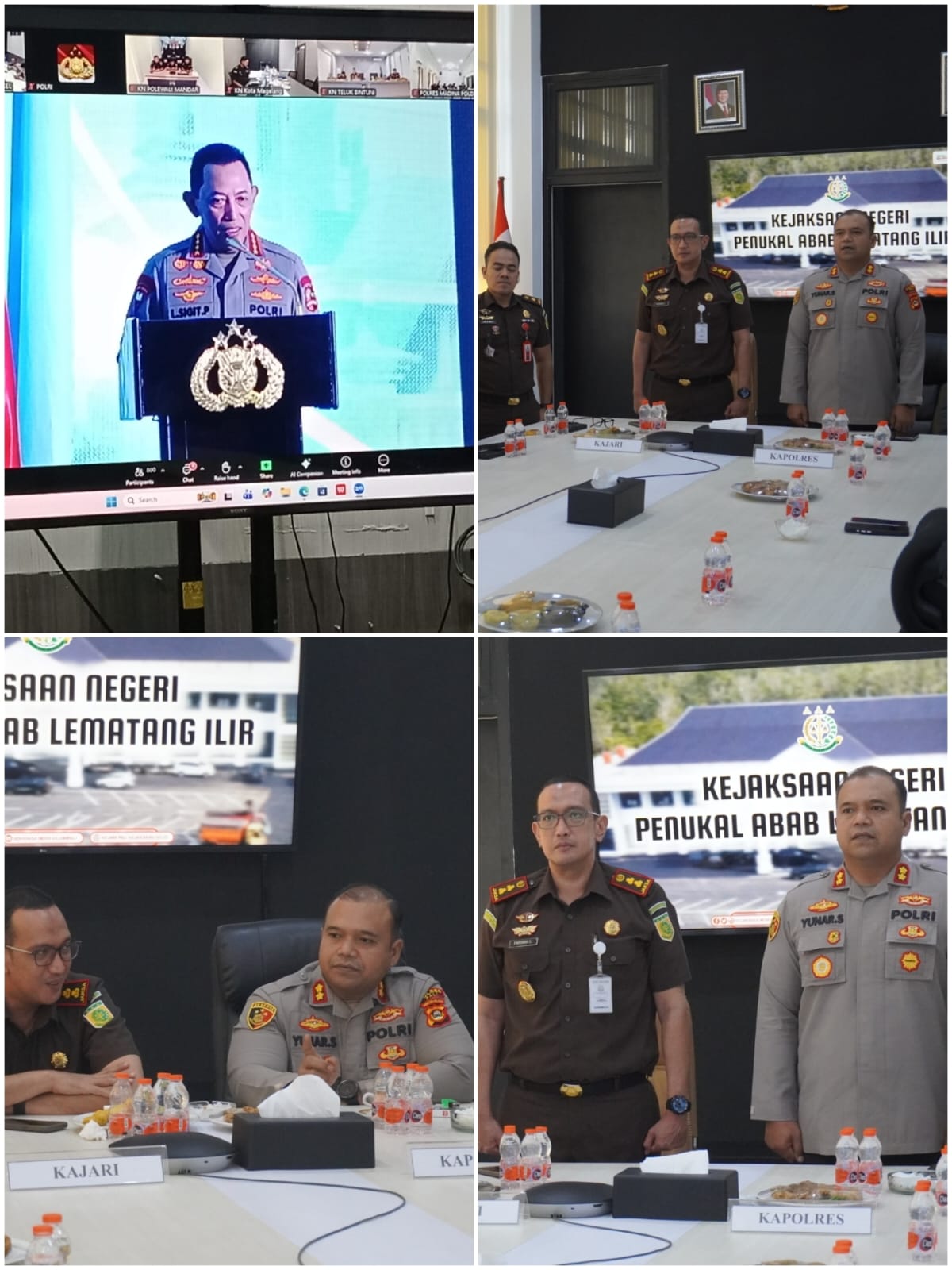 Kapolres PALI Ikuti Zoom Mabes Polri–Kejaksaan RI, Perkuat Sinergitas Penegakan Hukum KUHP dan KUHAP Baru
