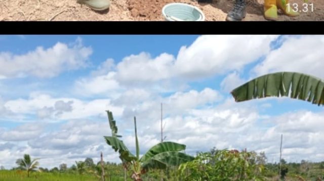 Bhabinkamtibmas Polsek Talang Ubi Bersama Masyarakat Tanam Pohon di KHDTK Benakat