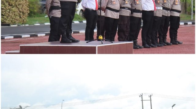 Polres PALI Gelar Upacara Hari Bela Negara ke-77, Kapolres Tegaskan Bela Negara Adalah Tindakan Nyata