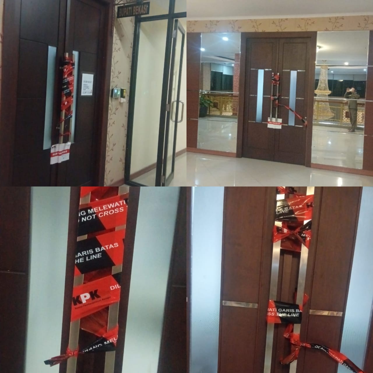 KPK Gelar OTT di Kabupaten Bekasi, Ruang Kerja Bupati Ade Kuswara Disegel dan 10 Orang Diamankan