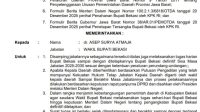 Gubernur Jabar Terbitkan Surat Perintah Plt Bupati Bekasi, Asep Surya Atmaja Resmi Gantikan Ade Kuswara Kunang