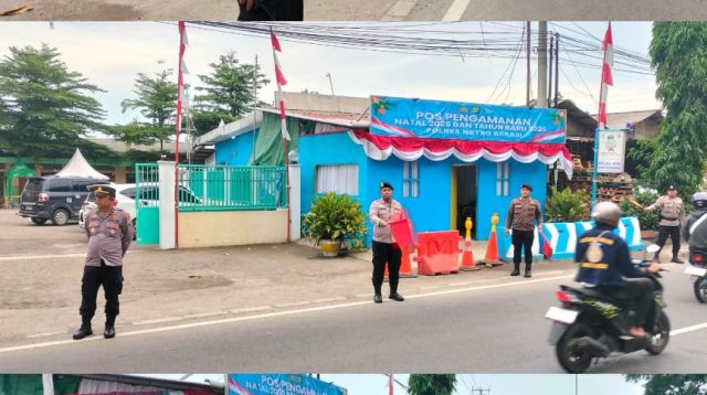 Jelang Nataru 2026, Polsek Kedung Waringin Siagakan Pos Pengamanan di Jalur Pantura