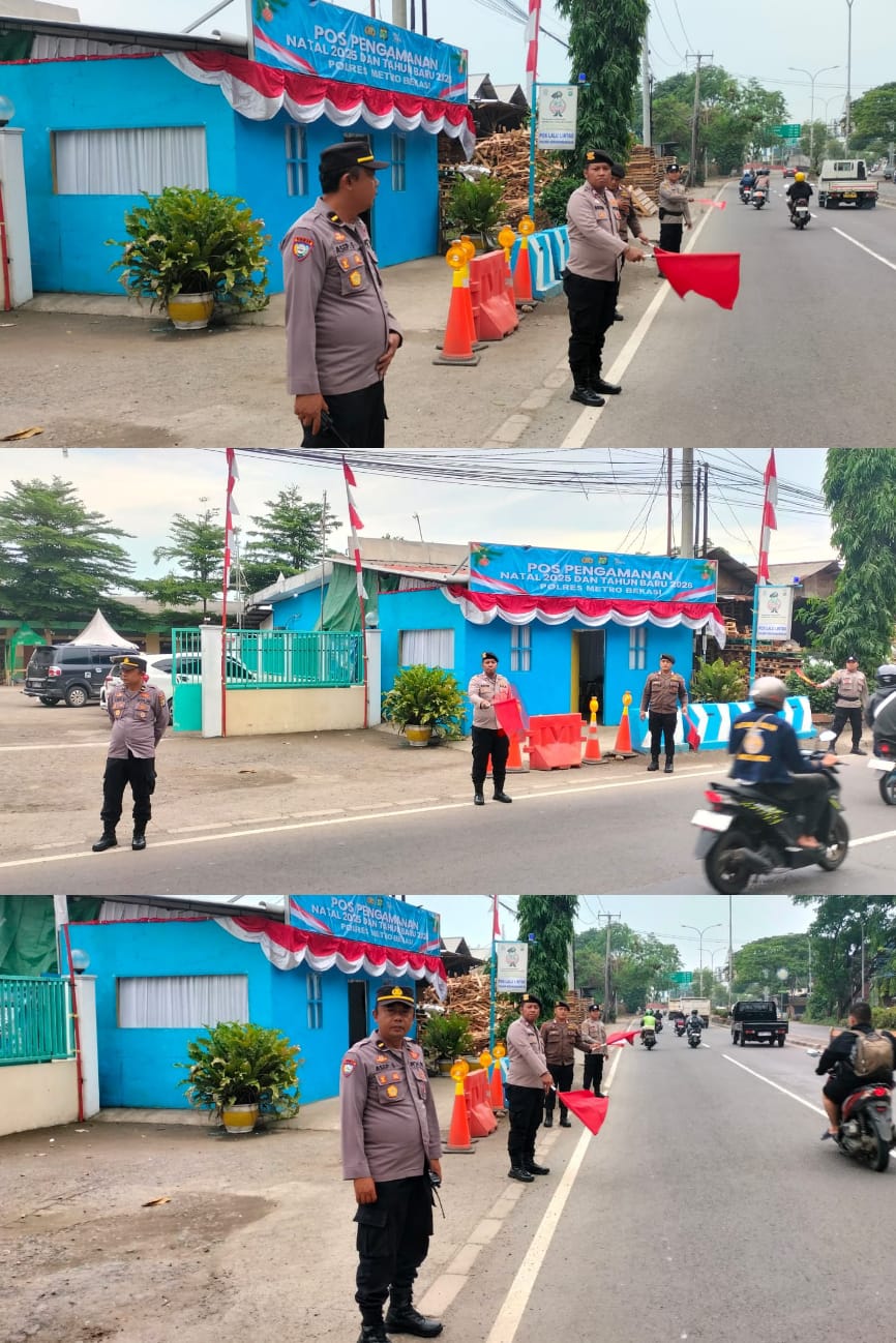 Jelang Nataru 2026, Polsek Kedung Waringin Siagakan Pos Pengamanan di Jalur Pantura