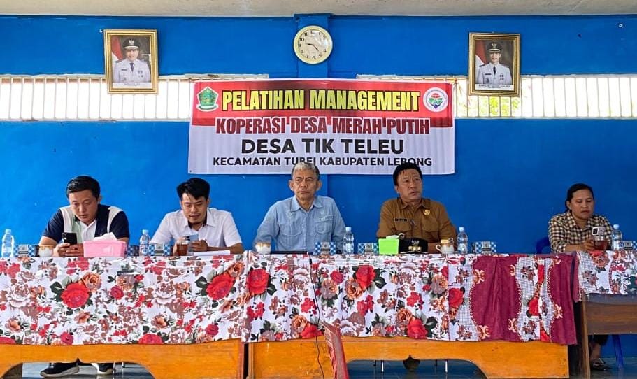 Pemdes Tik Teleu Gelar Pelatihan Manajemen Koperasi Desa Merah Putih