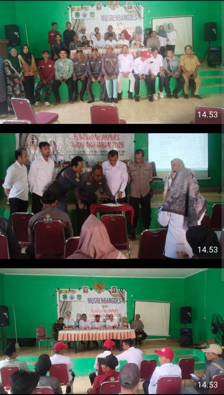 Polsek Talang Ubi Hadiri Musrenbangdes dan Penetapan RKPDes Talang Akar Tahun Anggaran 2026