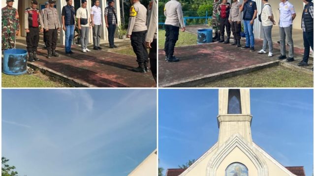 Polres PALI Pastikan Pengamanan Ibadah Natal Berjalan Aman dan Kondusif