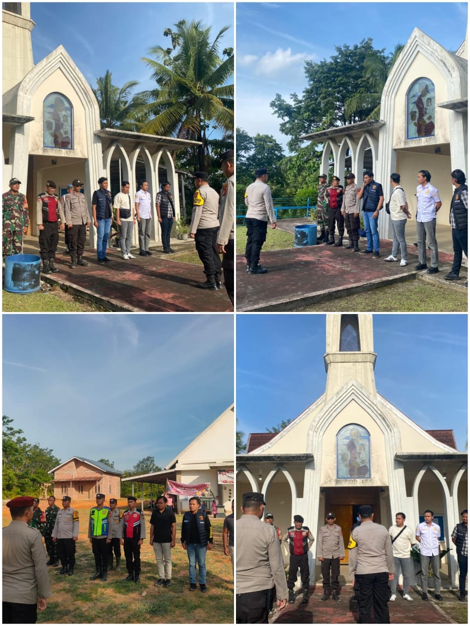 Polres PALI Pastikan Pengamanan Ibadah Natal Berjalan Aman dan Kondusif