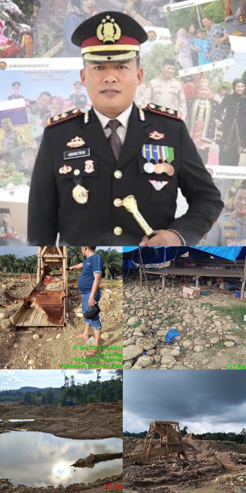 Kapolres Pasaman Barat Jadi Sorotan: Aktivitas PETI Raksasa Menjamur, Penegakan Hukum Dinilai Mandul