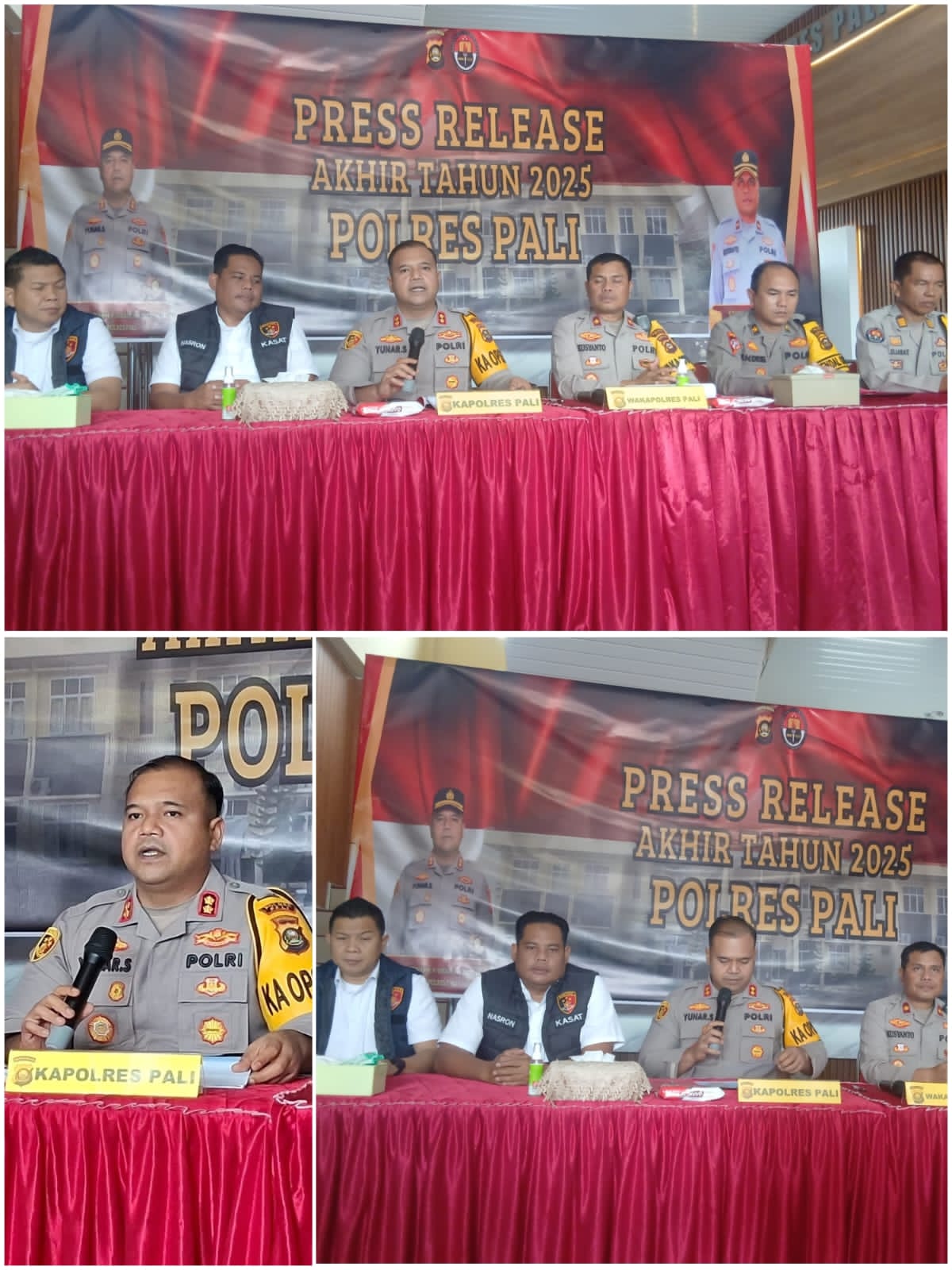 Tindak Pidana di Wilayah Hukum Polres PALI Turun 37 Persen Sepanjang 2025