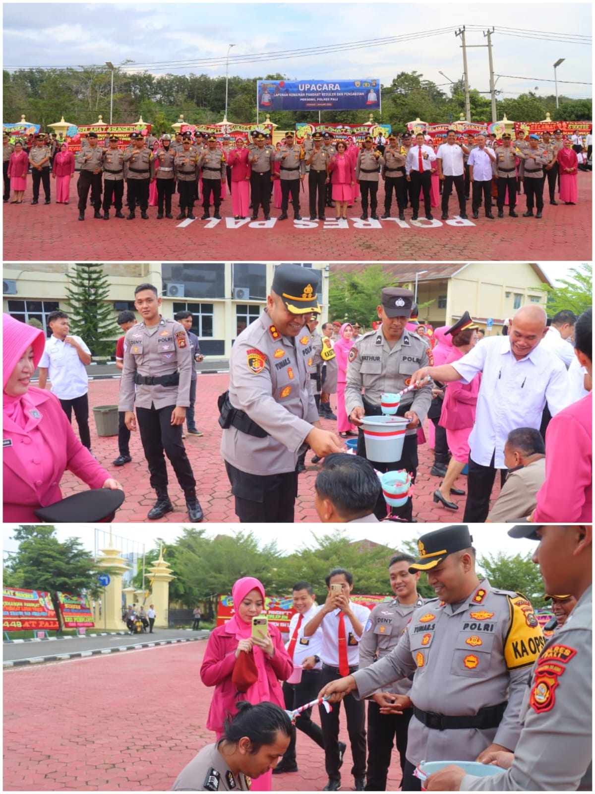 Polres PALI Gelar Upacara Laporan Kenaikan Pangkat 31 Personel Periode 1 Januari 2026