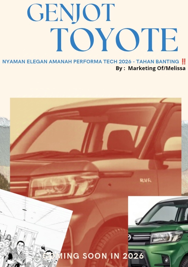 Toyota Di GENJOT Marketing Office Merajai Dunia Pintu Otomotif Bercorak Elegan Harga Terjangkau