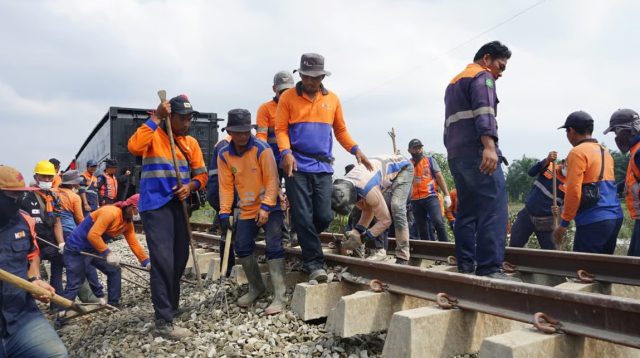 KAI Divre I Sumut Percepat Perbaikan Jalur Medan – Binjai