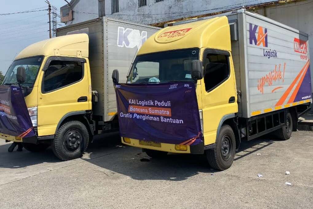 KAI Logistik Distribusikan 3 Ton Bantuan Kemanusiaan ke Wilayah Terdampak Bencana Sumatra